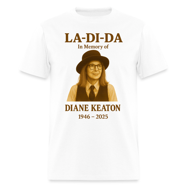 Diane Keaton T Shirt - 20 - white