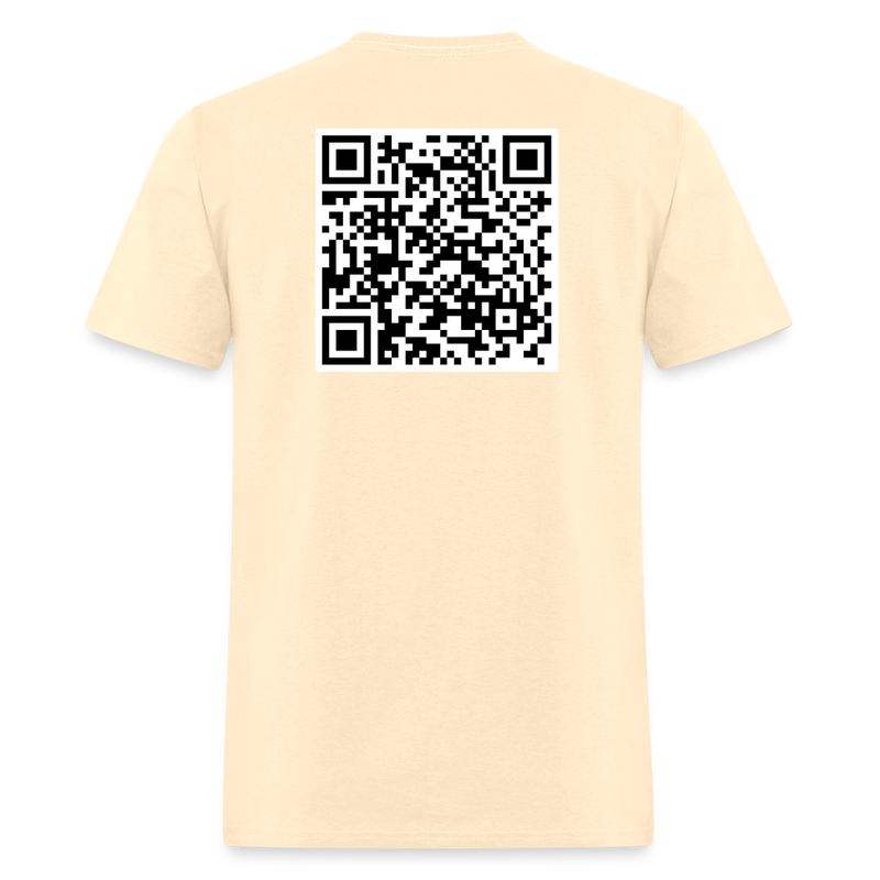Matthew 6:5-13 Verse QR Code T Shirt - natural