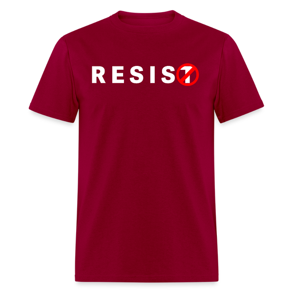 Resist T Shirt - 2 - dark red