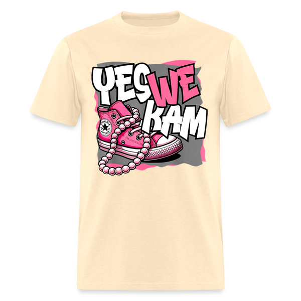 Yes We Kam T Shirt - natural