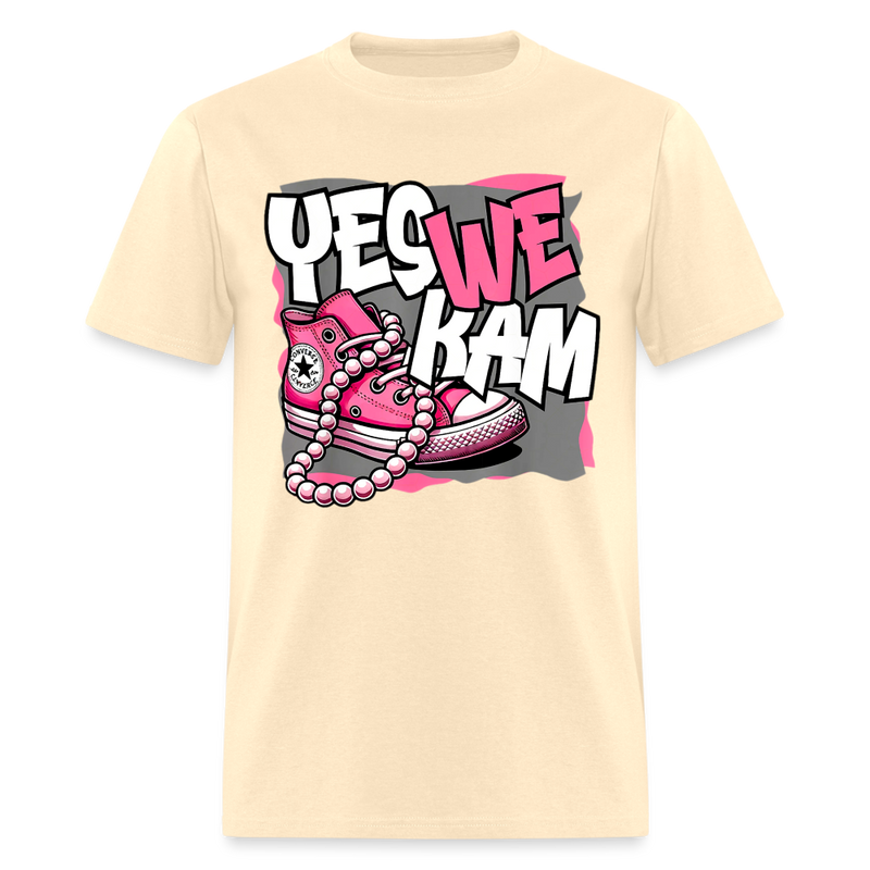 Yes We Kam T Shirt - natural