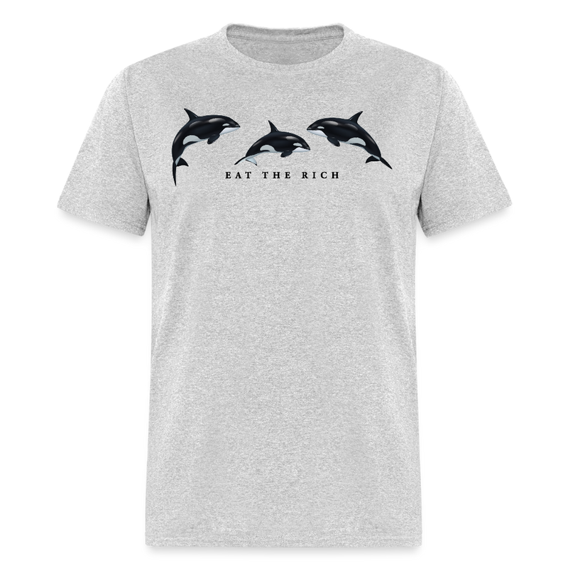 Eat The Rich T Shirt - 2 - heather gray