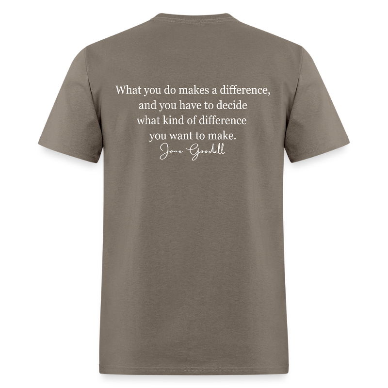 RIP Jane Goodall What You Do Makes A Difference T Shirt - 2 - safari