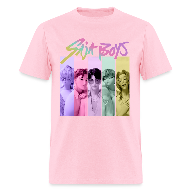 Saja Boys Kpop Demon Hunters Vintage T Shirt - pink