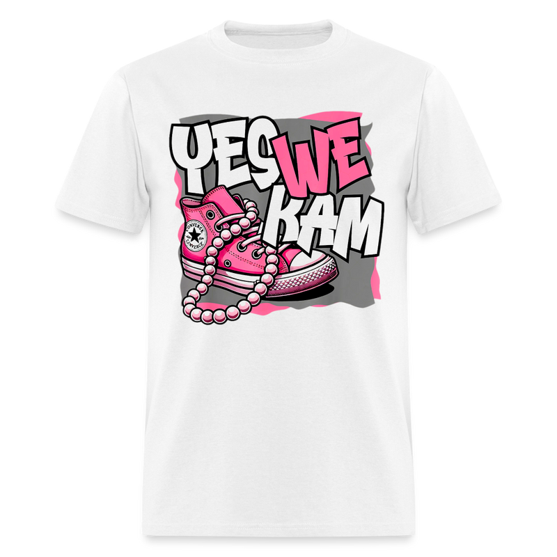 Yes We Kam T Shirt - white