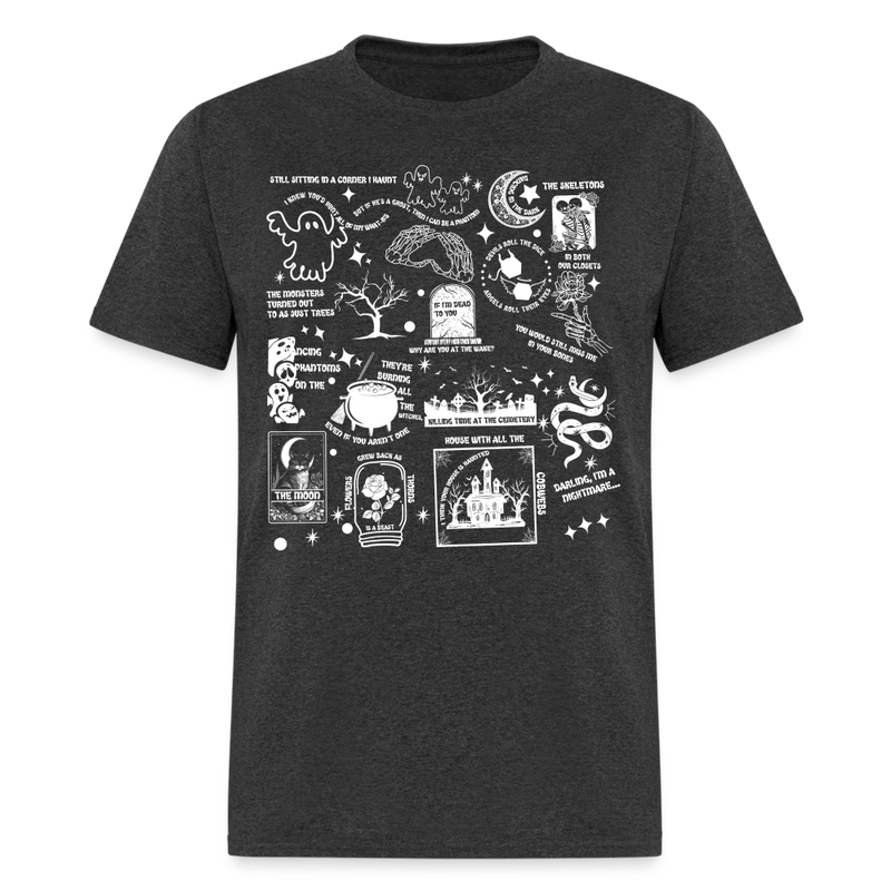 Swifties Lyrics T Shirt - heather black