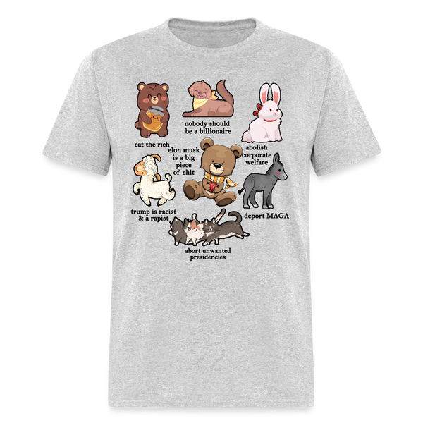 Subtle Anti Trump T Shirt - 4 - heather gray