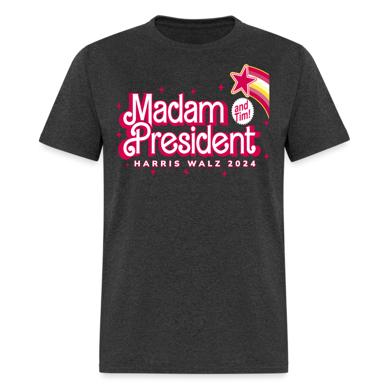 Madam President T Shirt - heather black