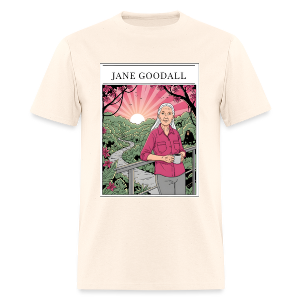 RIP Jane Goodall T Shirt - 4 - natural