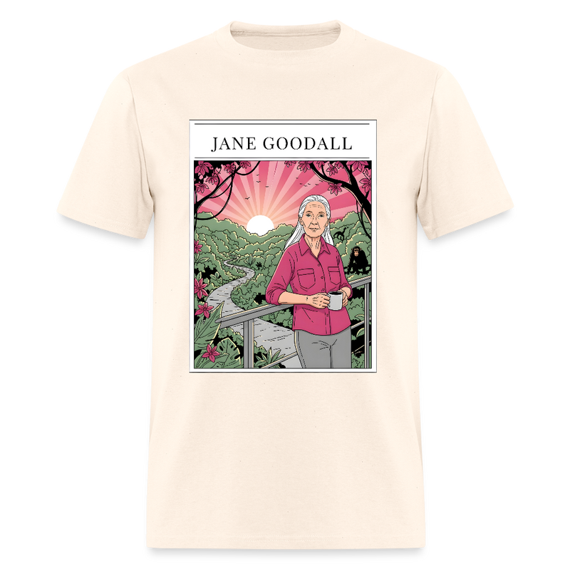 RIP Jane Goodall T Shirt - 4 - natural