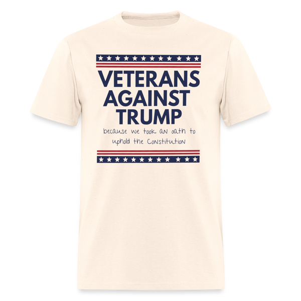 Veterans Againts Trump T Shirt - 9 - natural