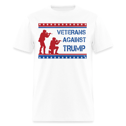Veterans Againts Trump T Shirt - 8 - white
