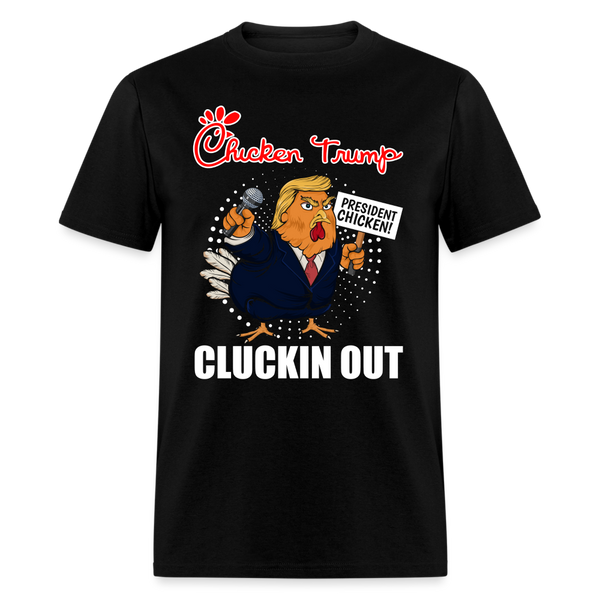 Chicken Trump T Shirt - black