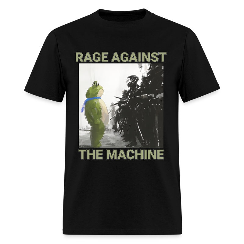 Rage Against The Machine Portland Frog T Shirt - black