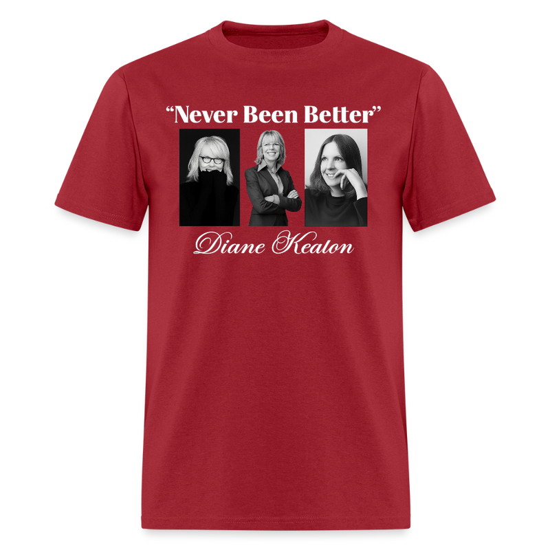 Diane Keaton T Shirt - 13 - dark red