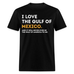 I Love the Gulf of Mexico T Shirt - black