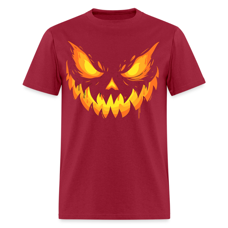 Jack O Lantern Halloween T Shirt - dark red
