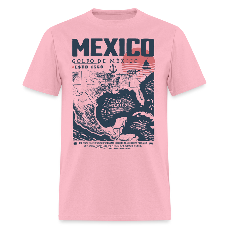 Gulf of Mexico Est. 1550 T Shirt - 6 - pink
