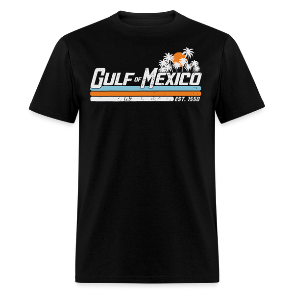 Gulf of Mexico Est. 1550 T Shirt - 9 - black