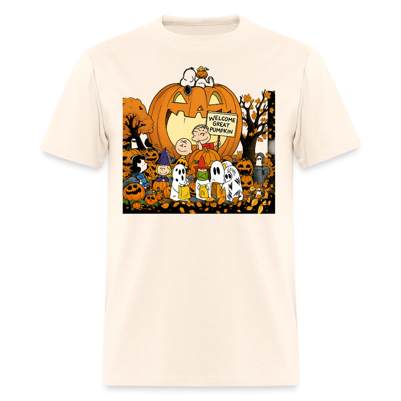 Great Pumpkin Halloween T Shirt - natural