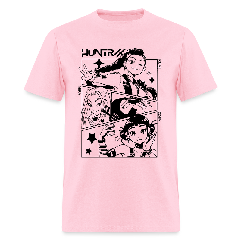 Kpop Demon Hunters Huntrix Mira Rumi Joey T Shirt - pink