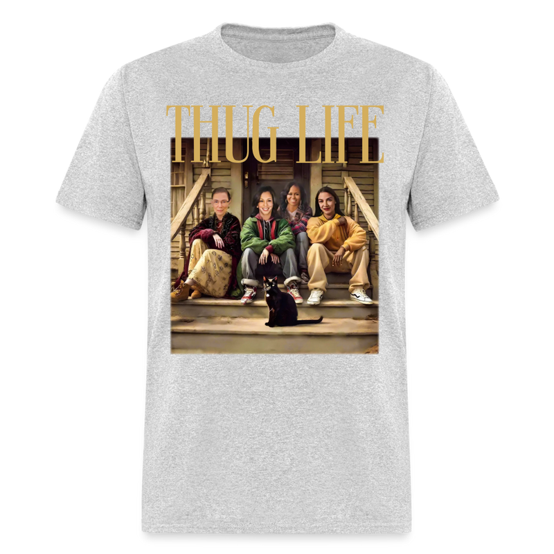 Thug Life T-Shirt - heather gray