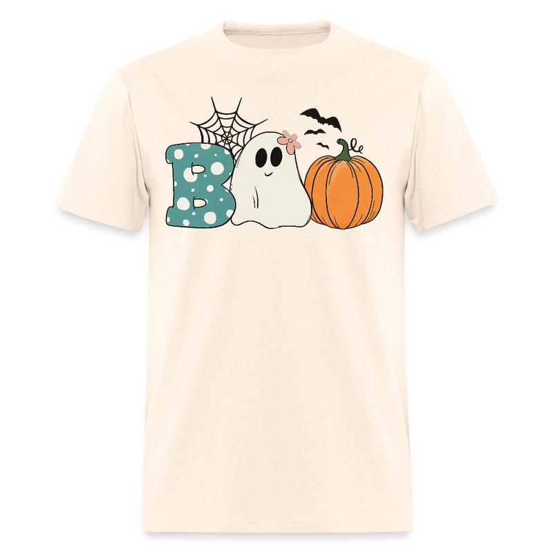 Boo Halloween T Shirt - 2 - natural