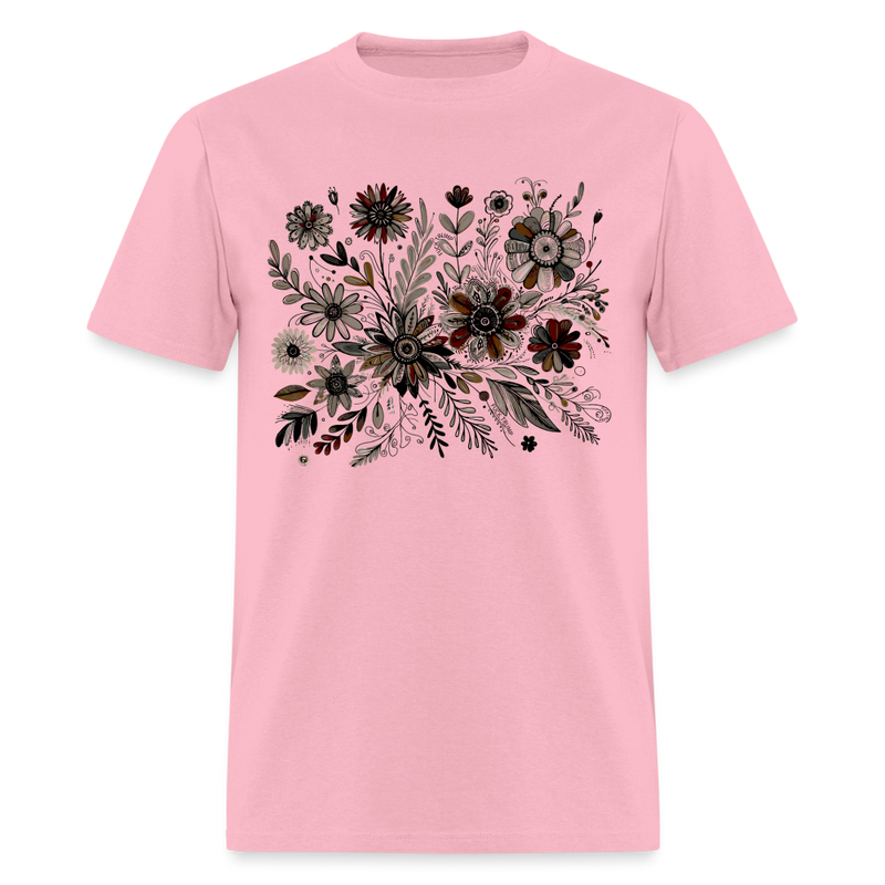 Boho Floral Shirt Anti Trump T Shirt - pink