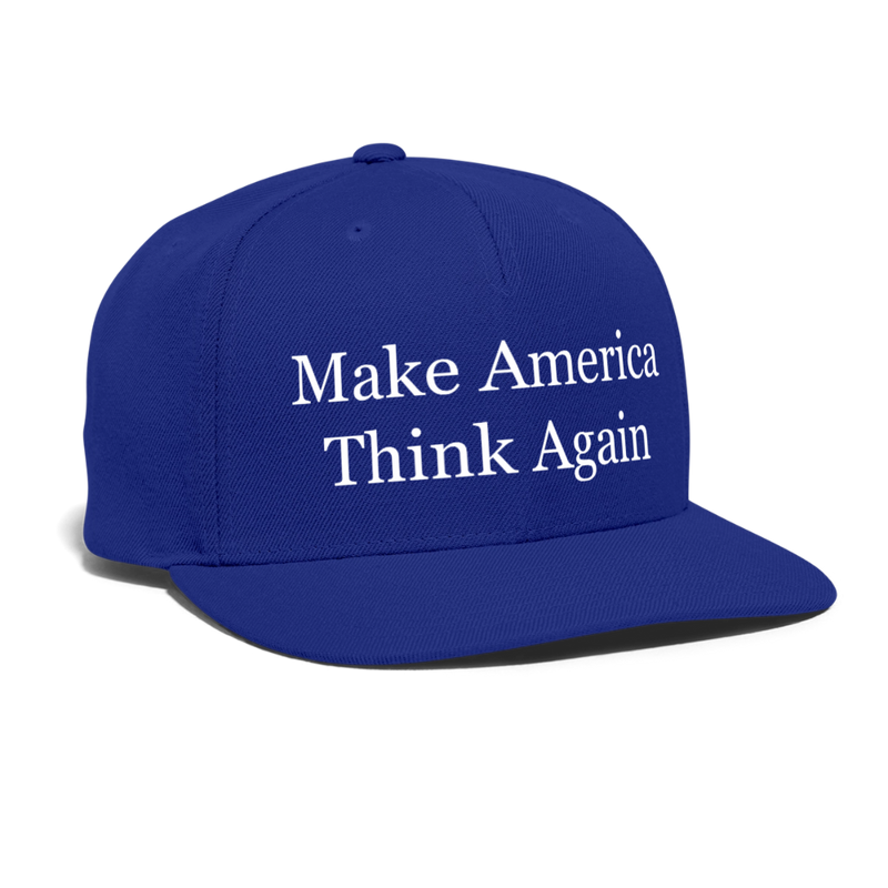 Make America Think Again Hat - royal blue