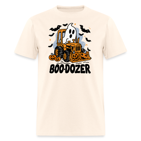 Boo-Dozer Halloween T Shirt - natural