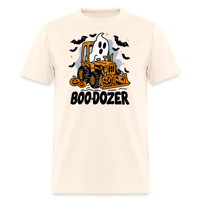 Boo-Dozer Halloween T Shirt - natural