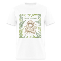 Thank You Jane Goodall T Shirt - 5 - white