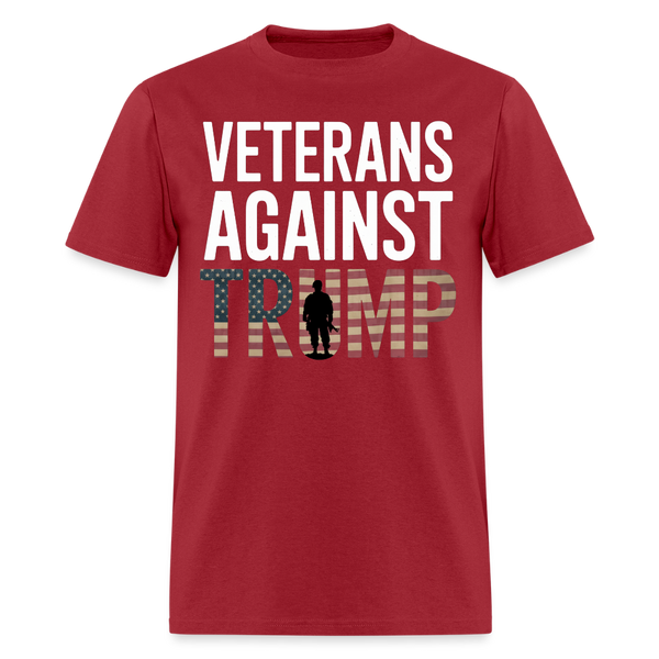 Veterans Againts Trump T Shirt - 14 - dark red