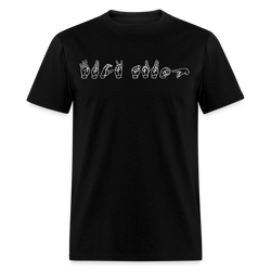 Anti-Trump ASL T Shirt - black