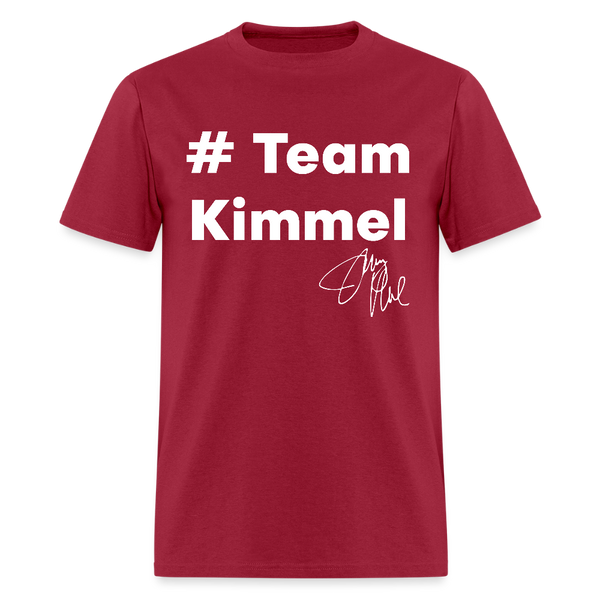 Team Kimmel Signature T Shirt - dark red