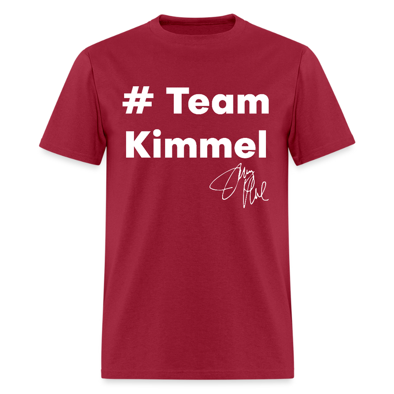 Team Kimmel Signature T Shirt - dark red