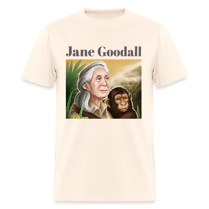 Jane Goodall RIP T Shirt - natural