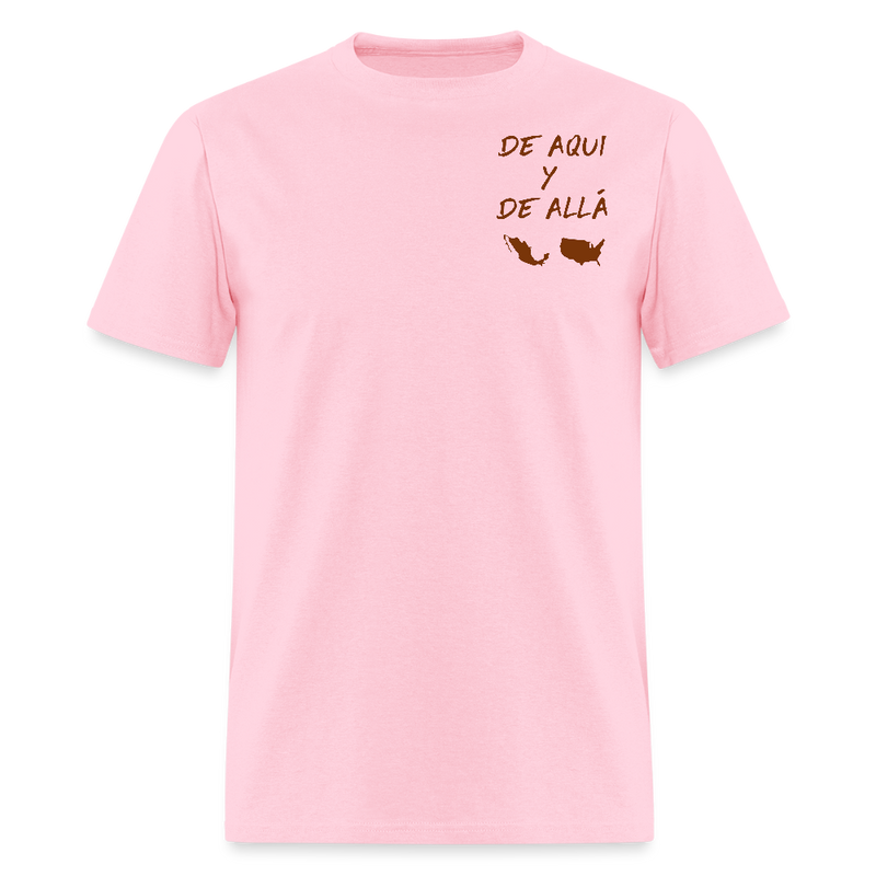 De Aqui Y De Allá We Are Not Lost Between Two Worlds T Shirt - pink