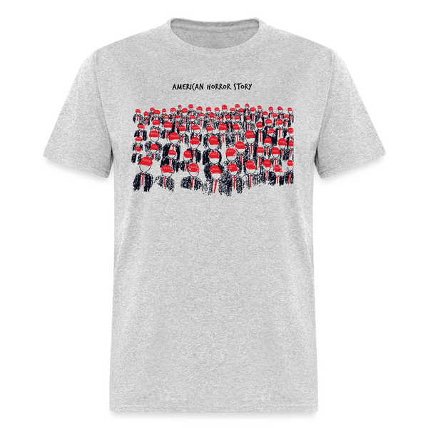 America Horror Story T Shirt - heather gray