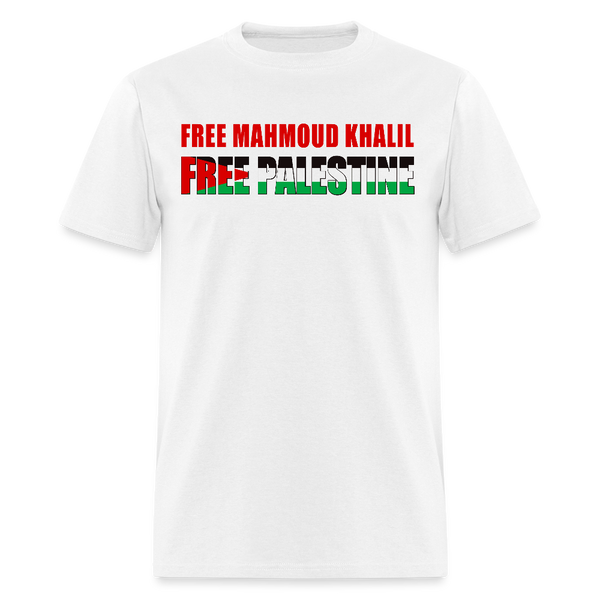 Free Mahmoud Khalil T Shirt - white