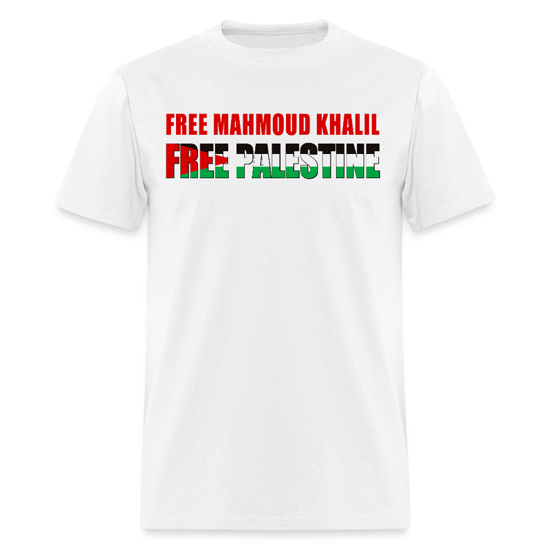 Free Mahmoud Khalil T Shirt - white