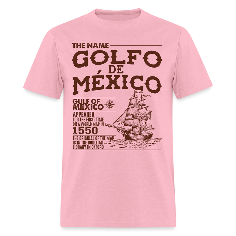 Gulf of Mexico Name Origin 1550 T Shirt - pink