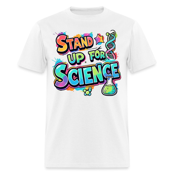 Stand Up For Science T Shirt - white
