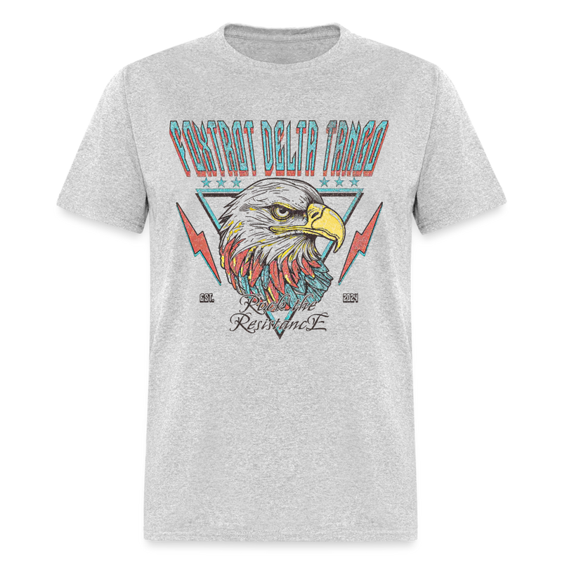 Foxtrot Delta Tango T Shirt - 2 - heather gray