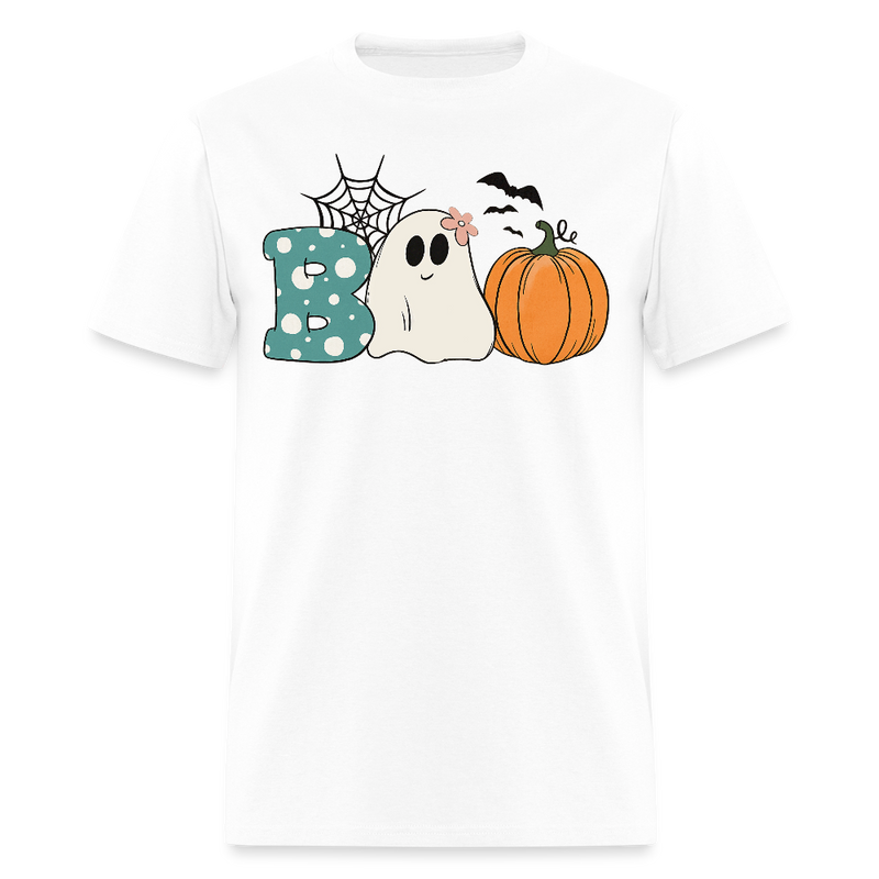 Boo Halloween T Shirt - 2 - white