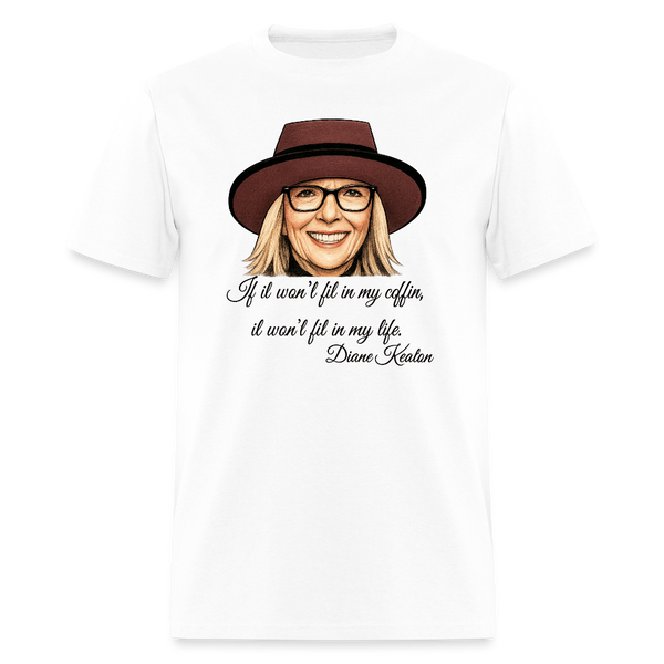 Diane Keaton T Shirt - 19 - white