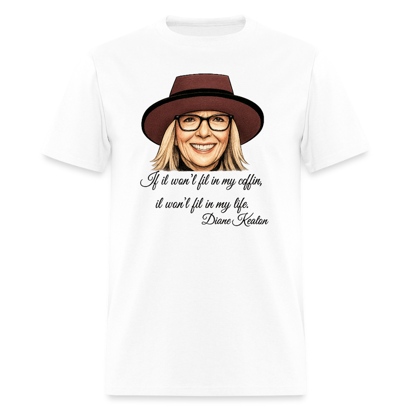 Diane Keaton T Shirt - 19 - white