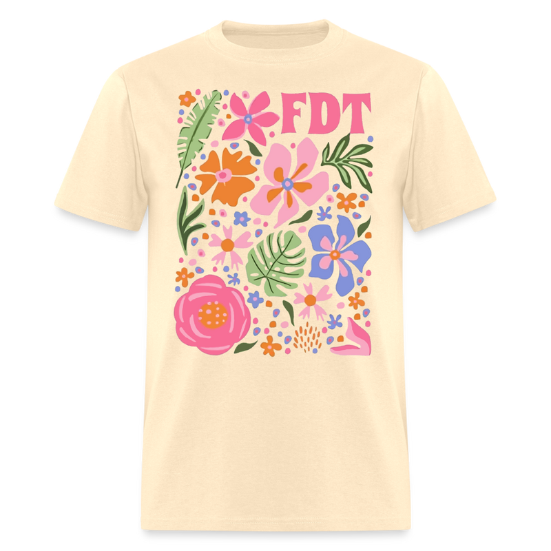Subtle Anti Trump FDT T Shirt - natural