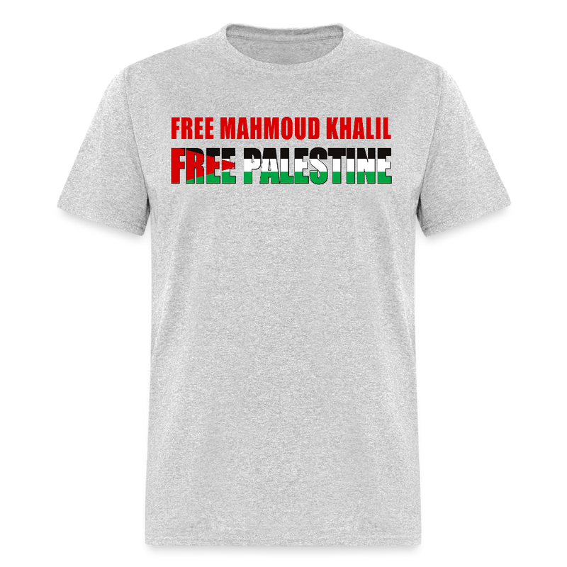Free Mahmoud Khalil T Shirt - heather gray