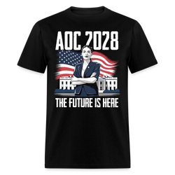 AOC 2028 The Future is Here T Shirt - black